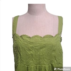 Square neck 100% cotton babydoll summer dress size 16